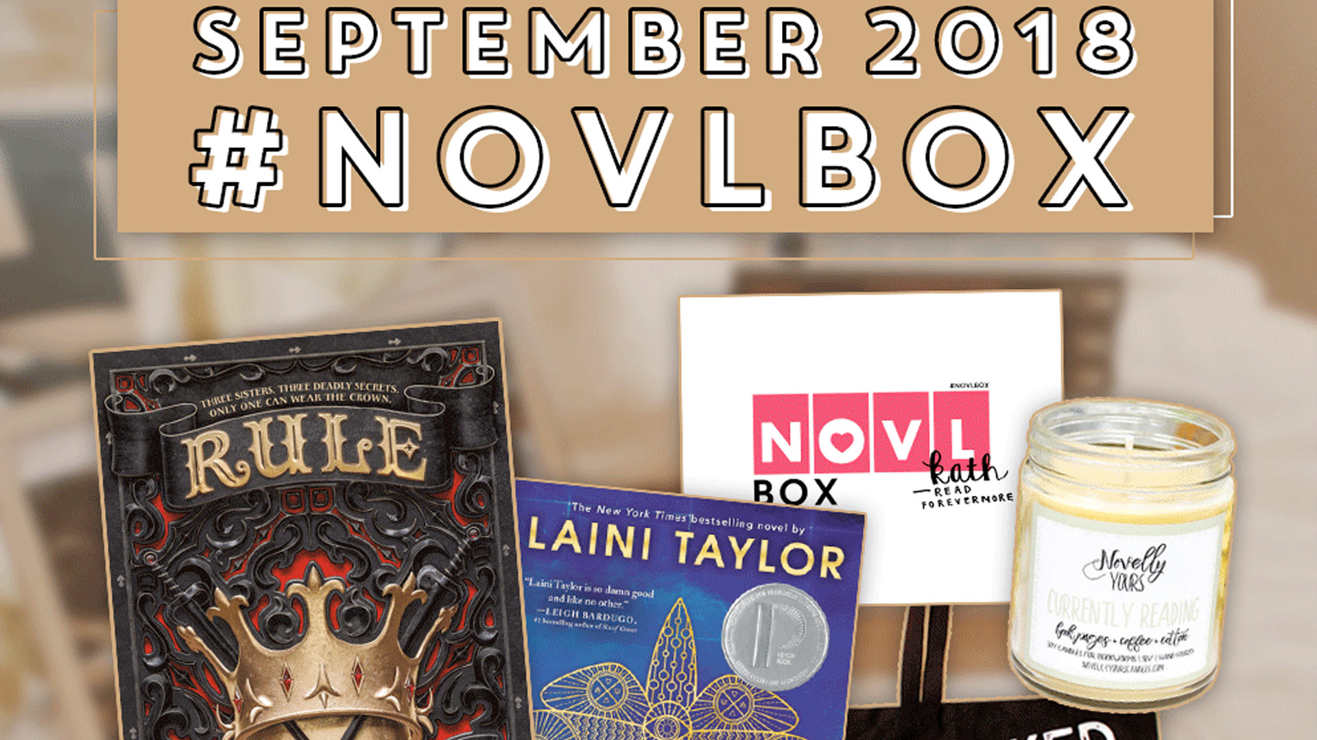 The NOVL Blog, Featured Image for Article: The September 2018 NOVLbox!