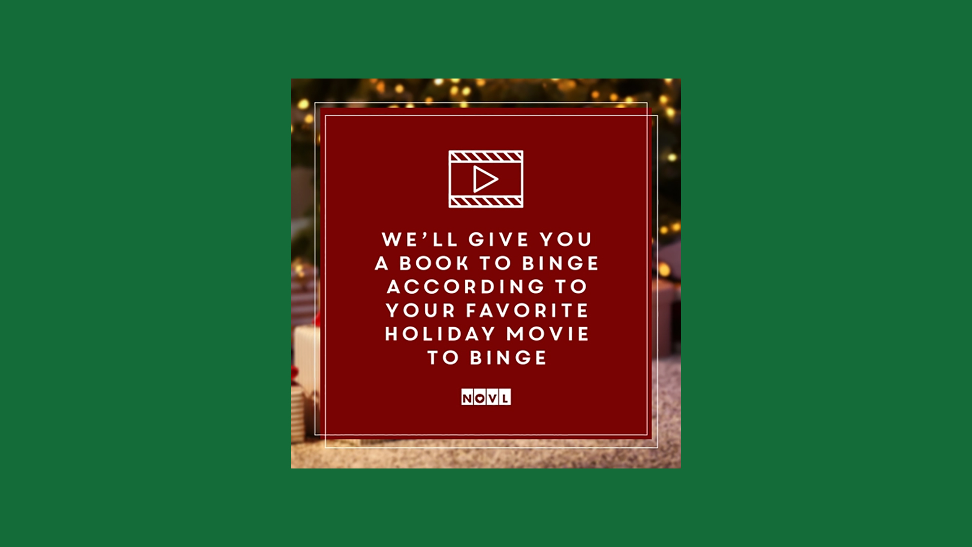 The NOVL Blog, Featured Image for Article: Fan Art Friday: Pick a Holiday Movie, Get a Book Rec