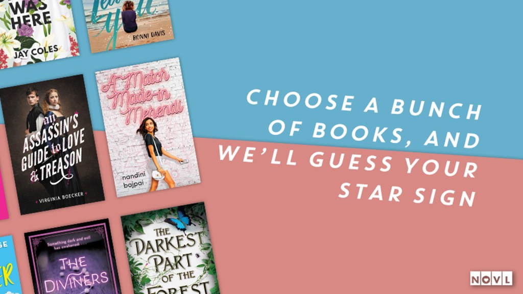 The NOVL Blog, Featured Image for Article: Choose a bunch of books, and we'll guess your star sign