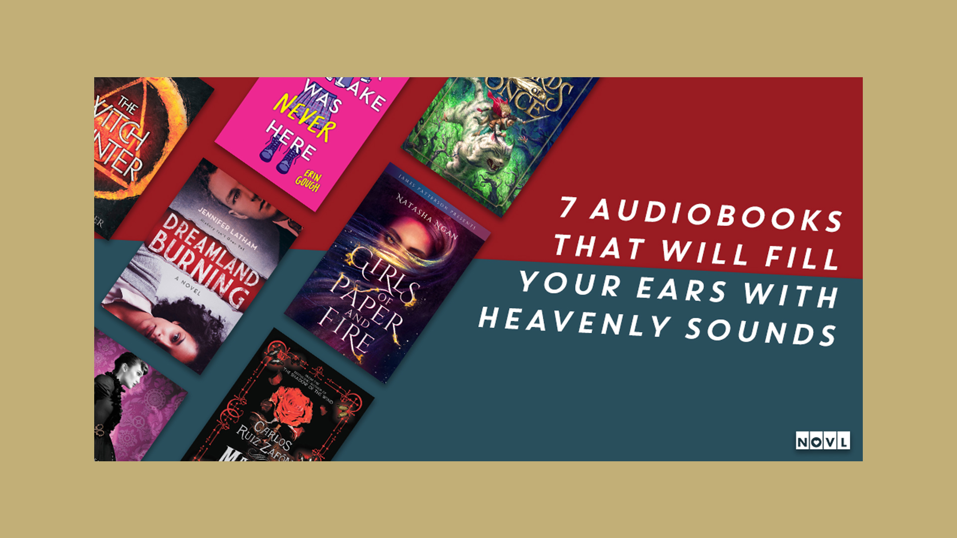 The NOVL Blog, Featured Image for Article: 7 Audiobooks That Will Fill Your Ears with Heavenly Sounds