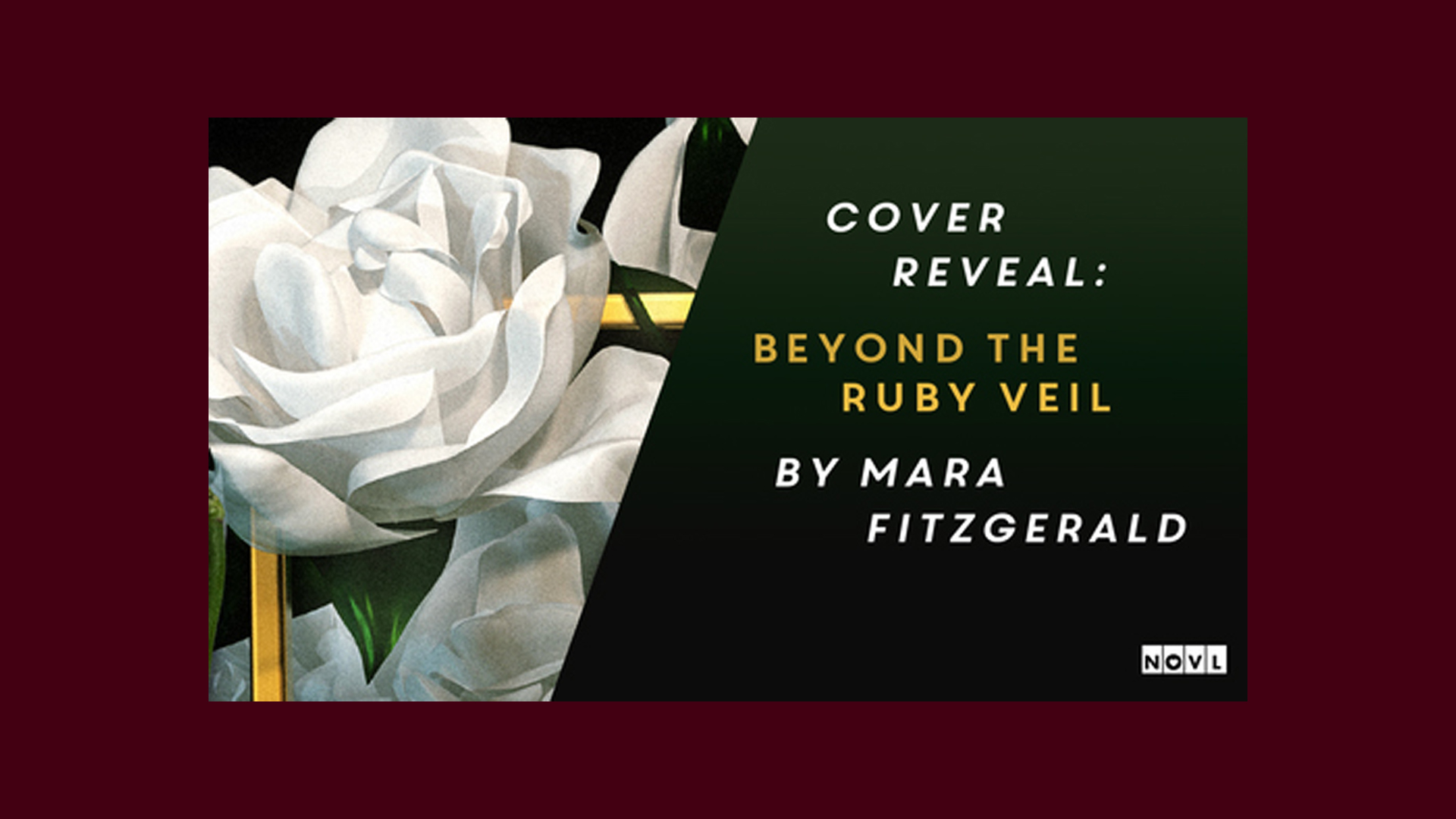The NOVL Blog, Featured Image for Article: Cover Reveal: Beyond the Ruby Veil by Mara Fitzgerald