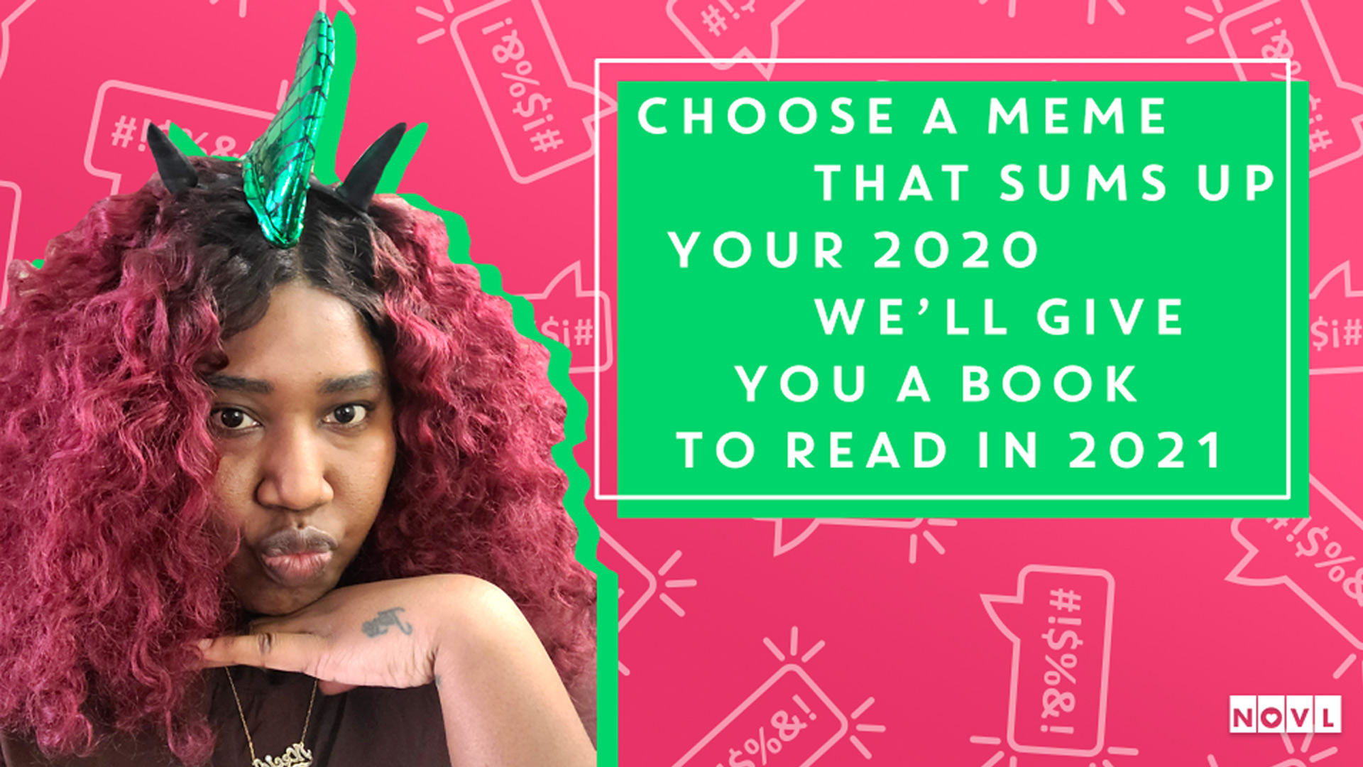 The NOVL Blog, Featured Image for Article: Pick a meme that sums up your 2020, we'll give you a book to read in 2021