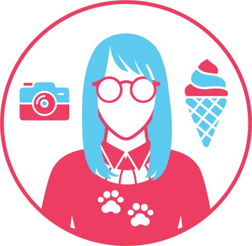 Illustrated graphic representing Mara Brashem