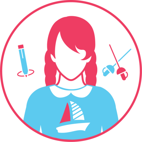 Illustrated graphic representing Savannah Kennelly