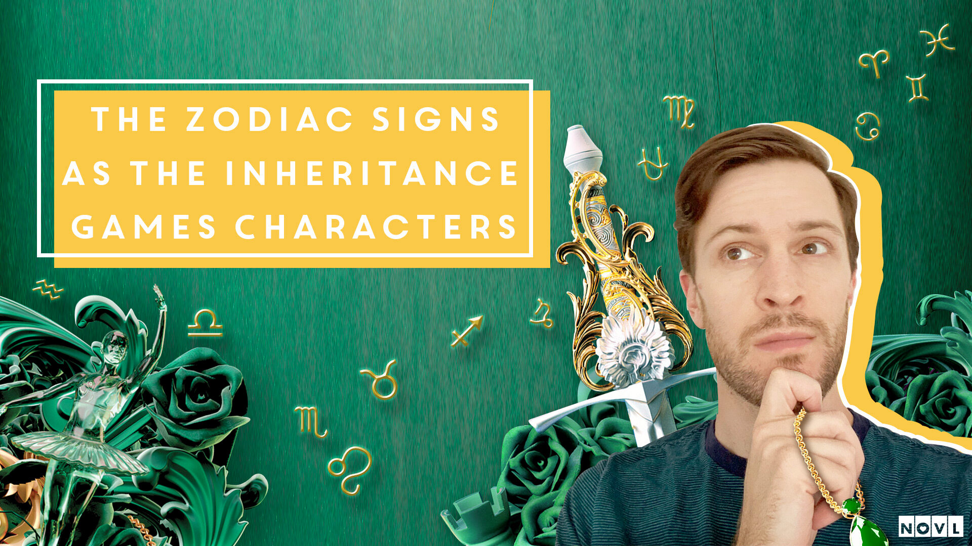 The NOVL Blog, Featured Image for Article: The Zodiac Signs as The Inheritance Games Characters