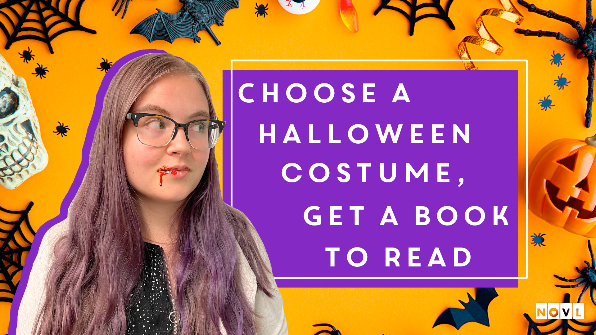 The NOVL Blog, Featured Image for Article: Choose a Halloween Costume, Get a Book Rec