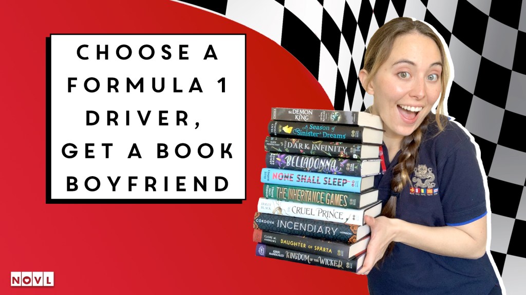 The NOVL Blog, Featured Image for Article: Choose a Formula 1 Driver, Get a Book Boyfriend