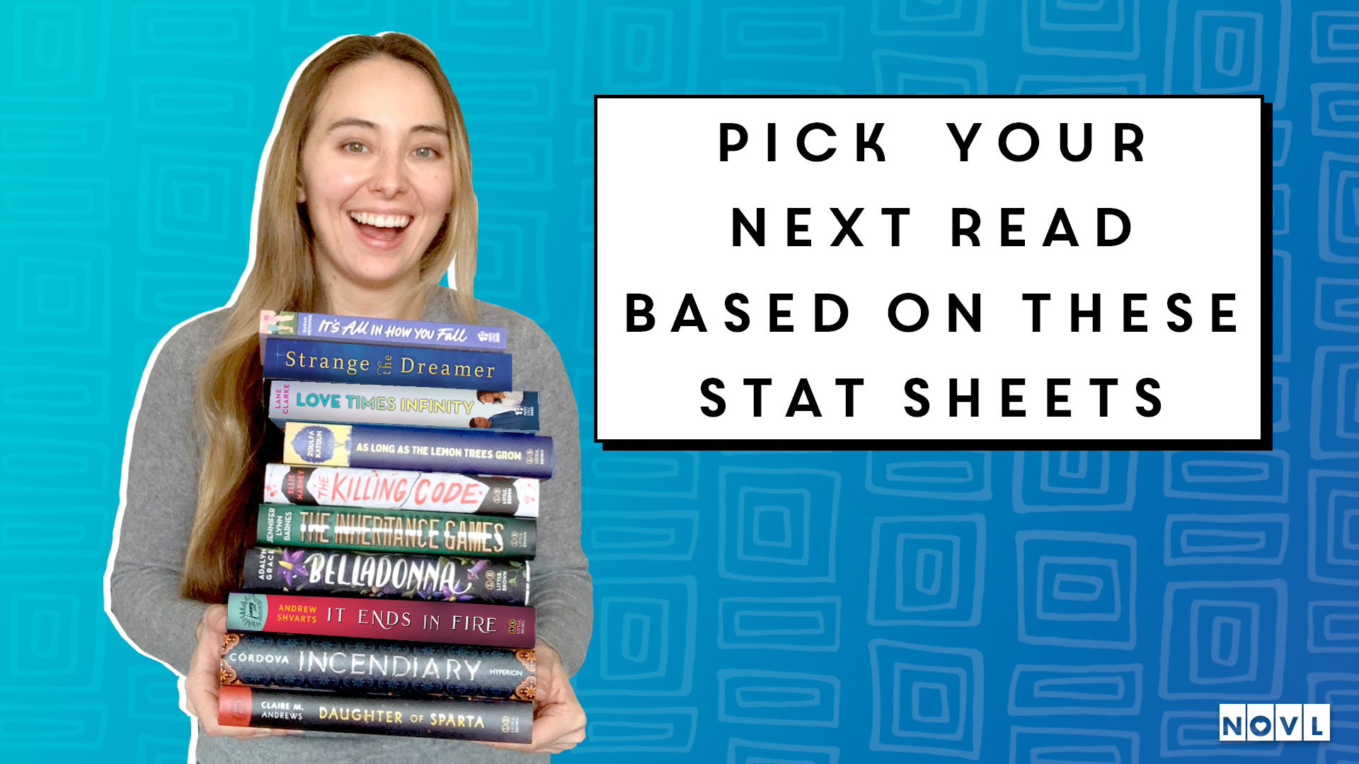 The NOVL Blog, Featured Image for Article: Pick Your Next Read Based on These Stat Sheets!