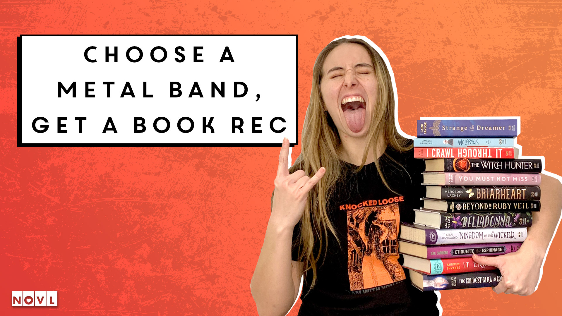 The NOVL Blog, Featured Image for Article: Choose a Metal Band, Get a Book Rec